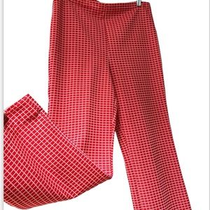 Vintage Red Plaid Pants